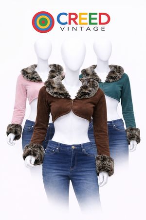 CR1313 Top Corto in Pelliccia Riciclata