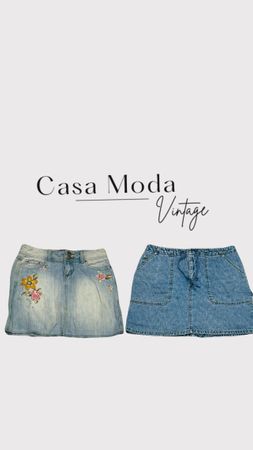 Y2Kベストセラー デニムミディスカート 1202266