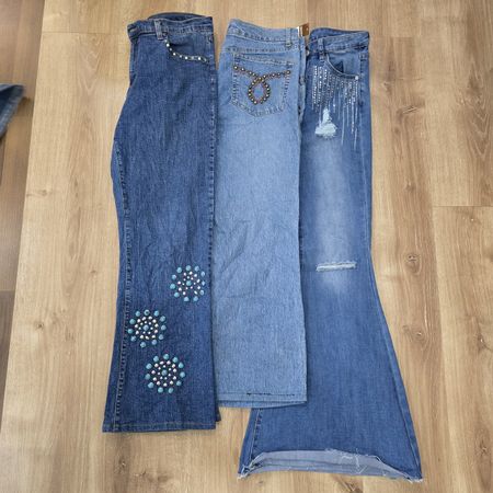 AV-0970 Y2K style Flare Jeans
