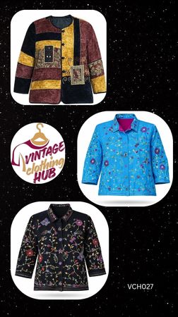 embroidered jacket mixed VCH 027