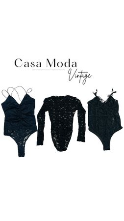 Gothic Black Date Night Body Suit 1302261