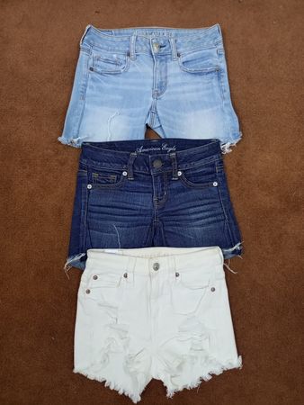 Y2K American Eagle Short Shorts