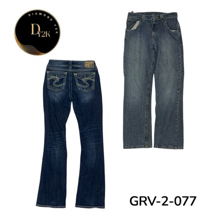 Classic Flare Jeans – Retro Y2K Aesthetic GRV-2-077)
