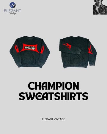 UPCYCLED Champion Sweatshirts - EVR0130