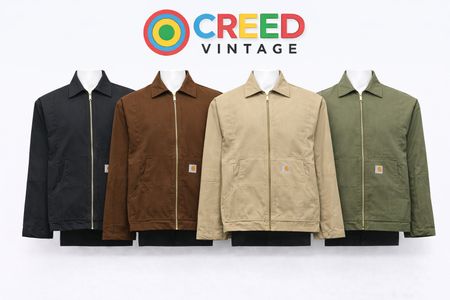 Jaquetas de Cores Sólidas Upcycled Carhartt CR1325