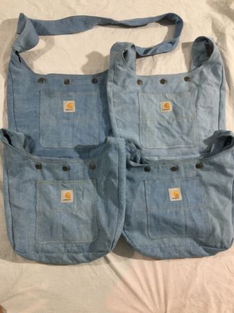 Upcycled Carhartt tote bags