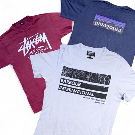SA#424 Branded T Shirts - Barbour, Patagonia, Stussy, Lacoste