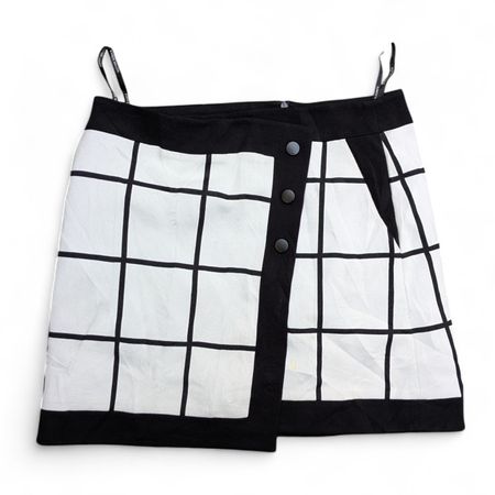 SA#427 Vintage Style Plaid Gürteltuch Minirock – Hohe Taille