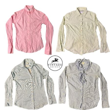 Y2K Women Slim Cut Office Shirts: 11 Pcs