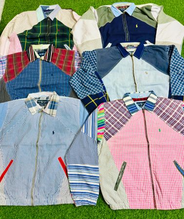 Upcycle Polo Ralph Lauren Crazy Harrington Jackets