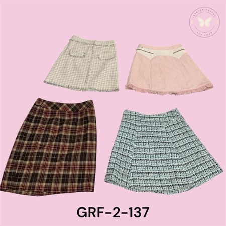 Classic Wool Midi Rock für Frauen – Warm & Anspruchsvoll (GRF-2-137)