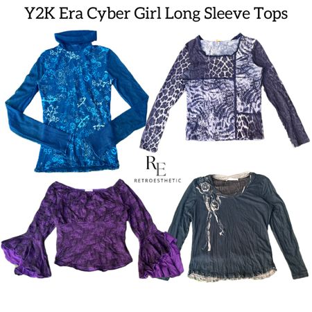 Y2K Edgy Girl  Full Sleeve Tops RE-2791
