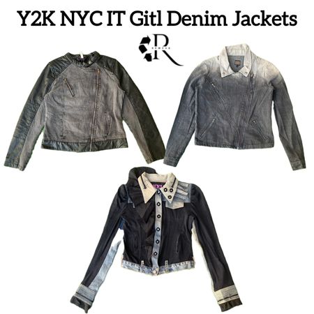 vestes en denim Y2K NYC IT girl