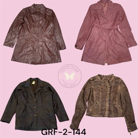 Veste en cuir noir classique – Coupe ajustée et finition durable (GRF-2-144)