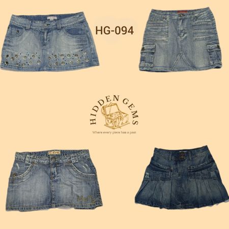 Saia Mini Jeans Y2K Única (HG-094)