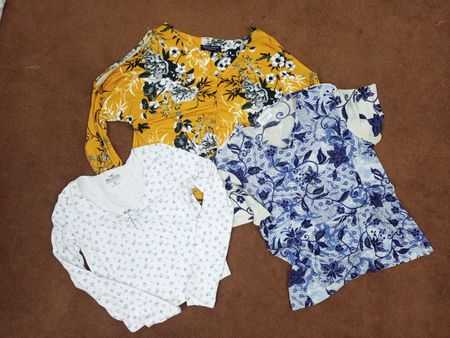 Vintage Floral & Printed Tops