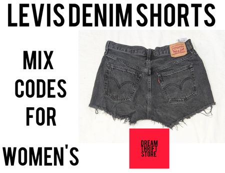 DESIGNER LEVIS DENIM SHORTS