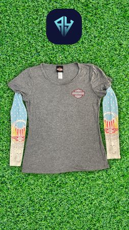 A.Y147 Harley Davidson women t-shirts