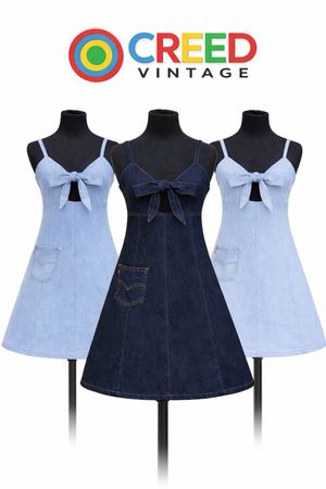 Vestido de Denim Upcycled CR1337