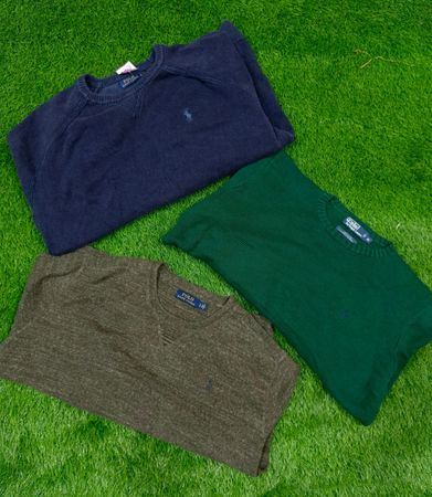 POLO RALPH LAUREN HEAVY WEIGHT ROUND NECK SWEATER