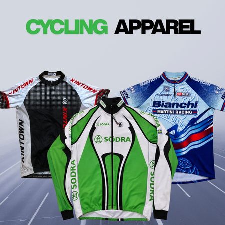 Lot de maillots de cyclisme vintage - 09pcs