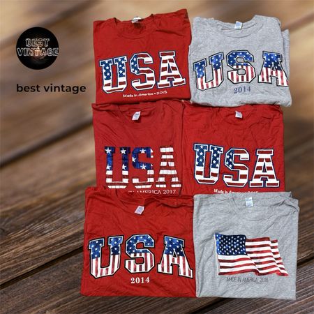 USA flag T shirts