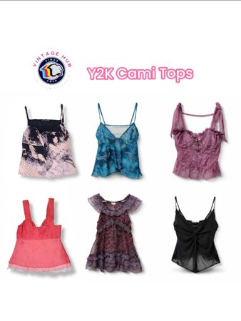 Y2K Cami Tops