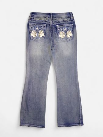 Y2K EMBELLISHED AND EMBROIDERY JEANS