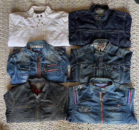 Denim Unbranded Zipper Jackets 16 pieces
