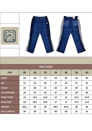 Pantalons en denim et Adidas recyclés