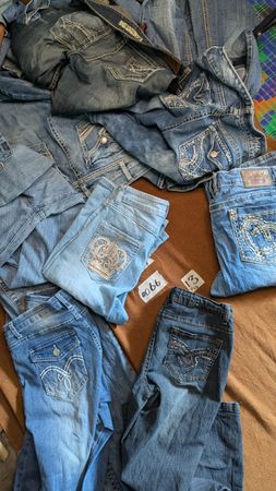 Woman bootcut Y2K jeans