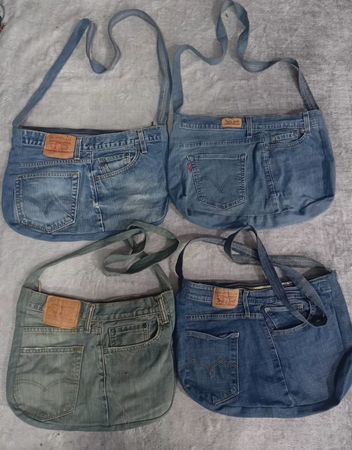 CR6656 Upcycled Levi’s Bags