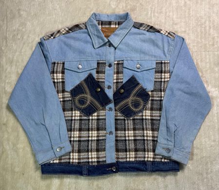 Levis upcycle button down shirts