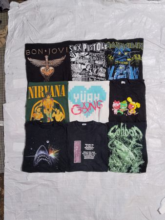 Music and printed t shirts
