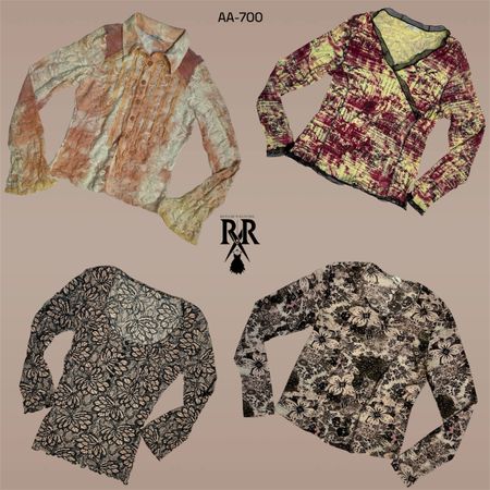 Y2K Baby In Pink Full Sleeve Mix Tops (AA-700)