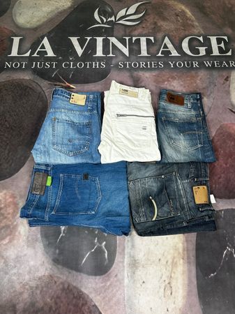 G-Star Relaxed Fit Blue Jeans – Classic 90s Style Denim Pants