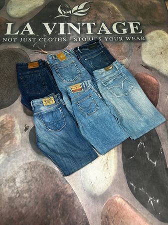 Diesel Relaxed Fit Blue Vintage Denim – Y2K Retro Style Jeans