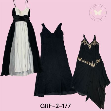 Classic Black Poly Dress – Comfortable Everyday Style”  (GRF-2-177)