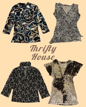 Prints That Pop Y2k Tops(TH/222)