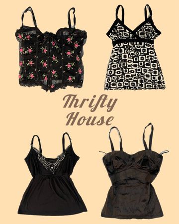 Y2k Black Camis You’ll Love(TH/224)