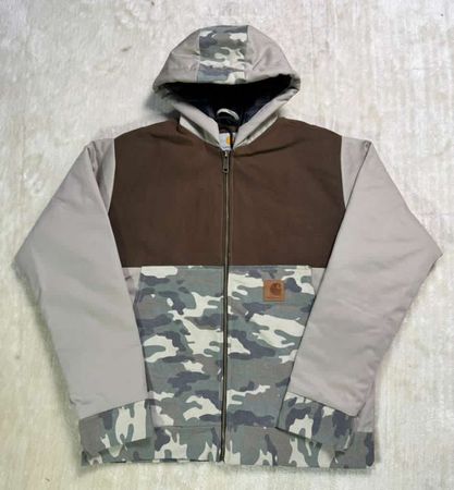Carhartt upcycle hooded jacket