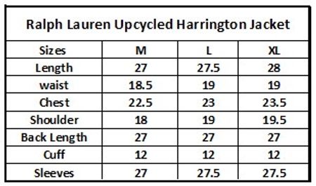 Upcycled Polo Ralph Lauren Harrington jacket