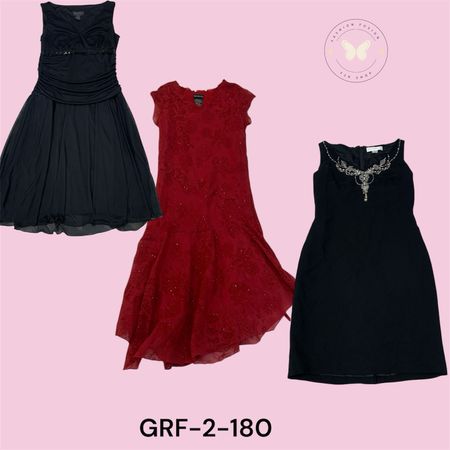 Abito in Poliestere Nero Chic – Perfetto per Feste e Serate” (GRF-2-180)