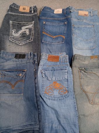 HD1366 Pantalones Cortos Baggy para Hombre