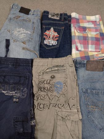 HD1365 Men Baggy Designer Shorts