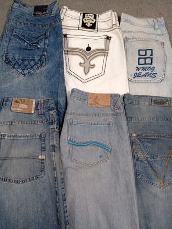 HD1363 Men Baggy Hiphop Shorts