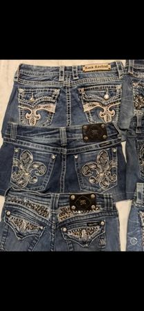 Miss me true religion rockrevival shorts