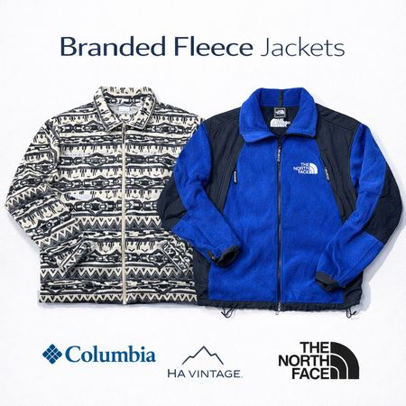 Branded Fleece Jackets Inc TNF Columbia
