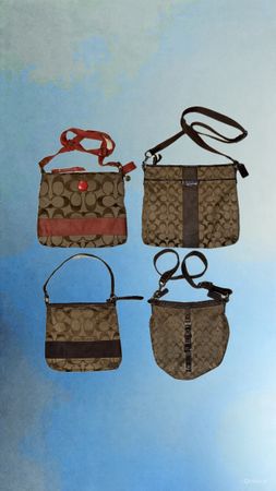 Y2K Monogrammed Coach Bags