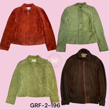 Men’s Classic Suede Jacket – Tailored Fit, Premium Leather  (GRF-2-196)